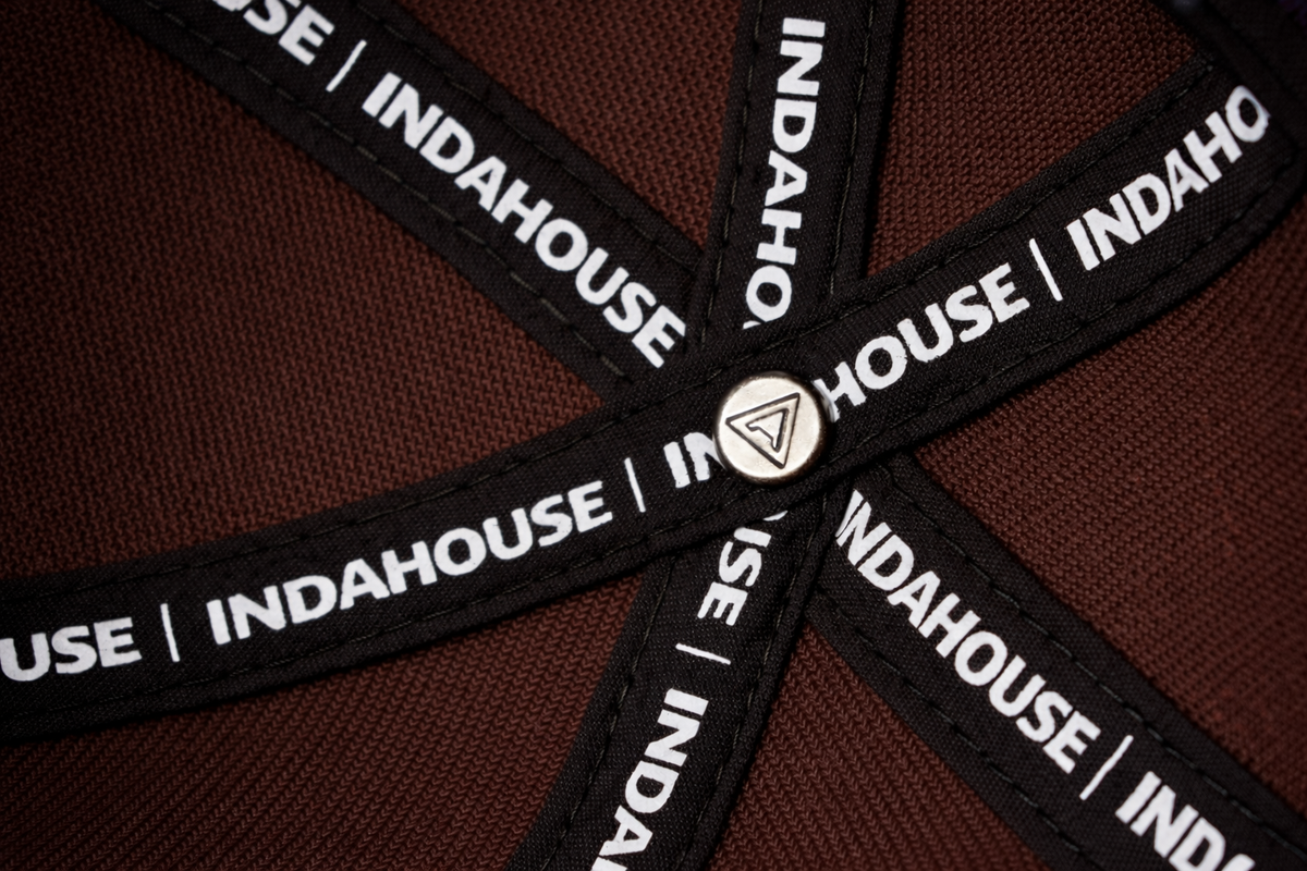 Cap Indahouse Gothic I Stretch Snap Premium brown brown