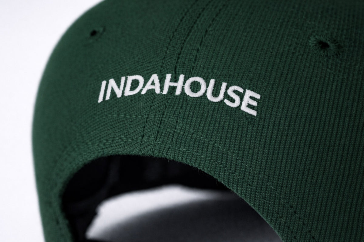 Cap Indahouse Gothic I Stretch Snap Premium forest green white