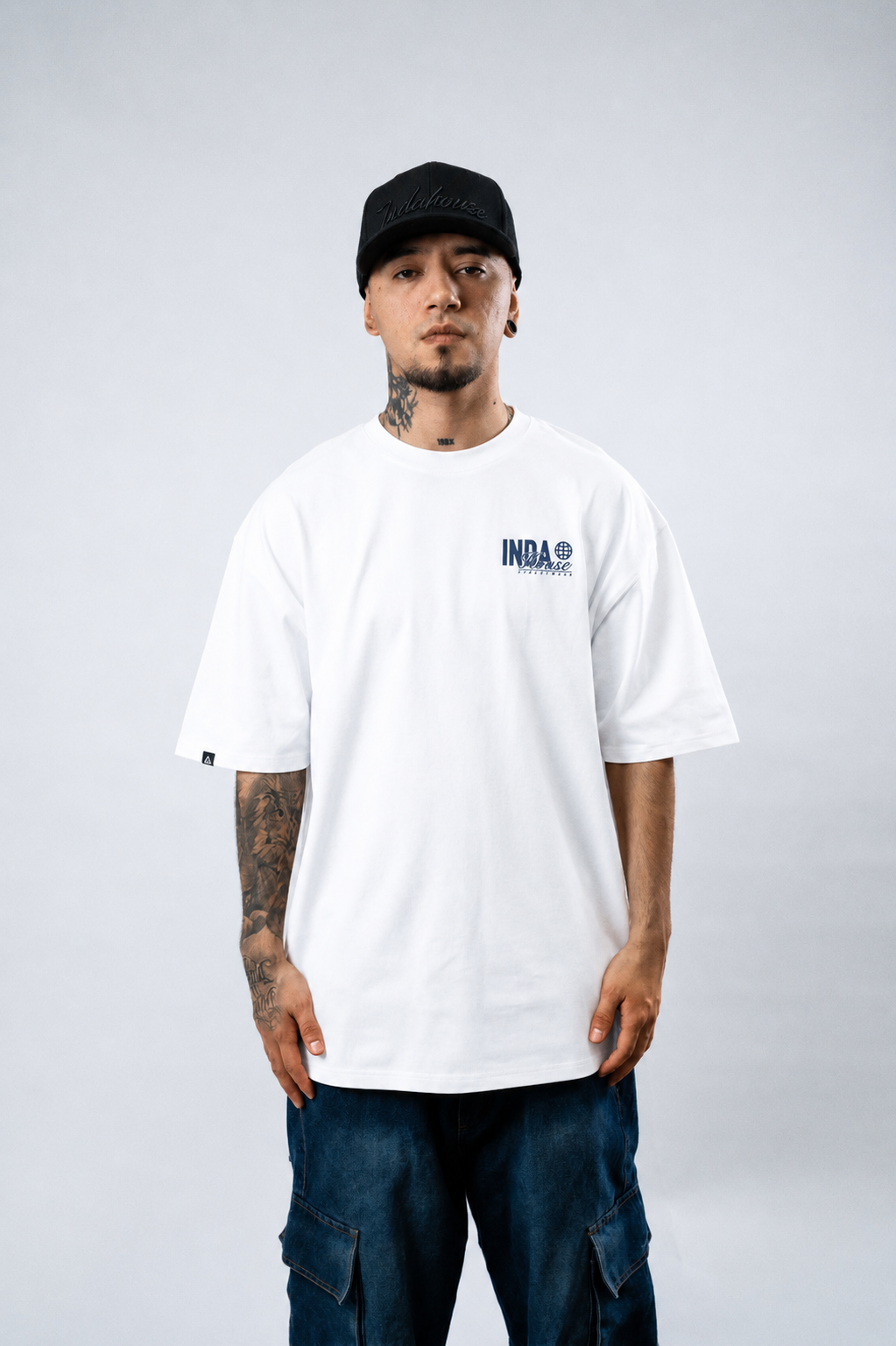 Polera Indahouse Worlwide white