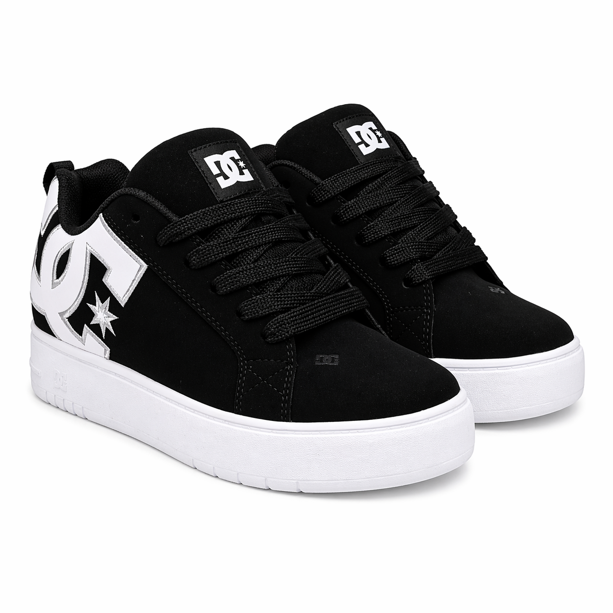 Zapatillas DC Court Graffik Plataforma black white