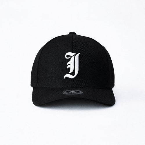 Cap Indahouse Gothic I Stretch Snap Premium black white