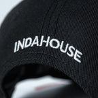 Cap Indahouse Gothic I Stretch Snap Premium black white