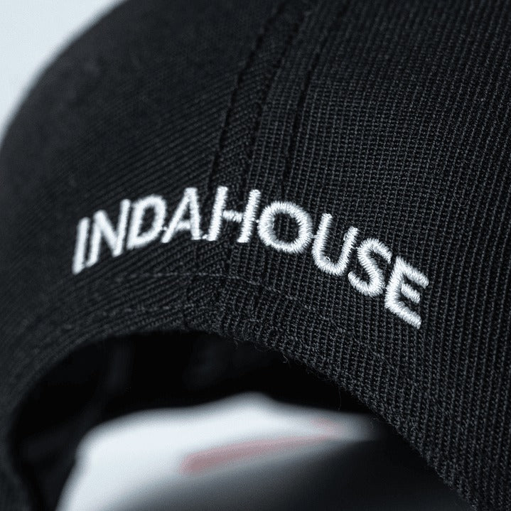 Cap Indahouse Gothic I Stretch Snap Premium black white
