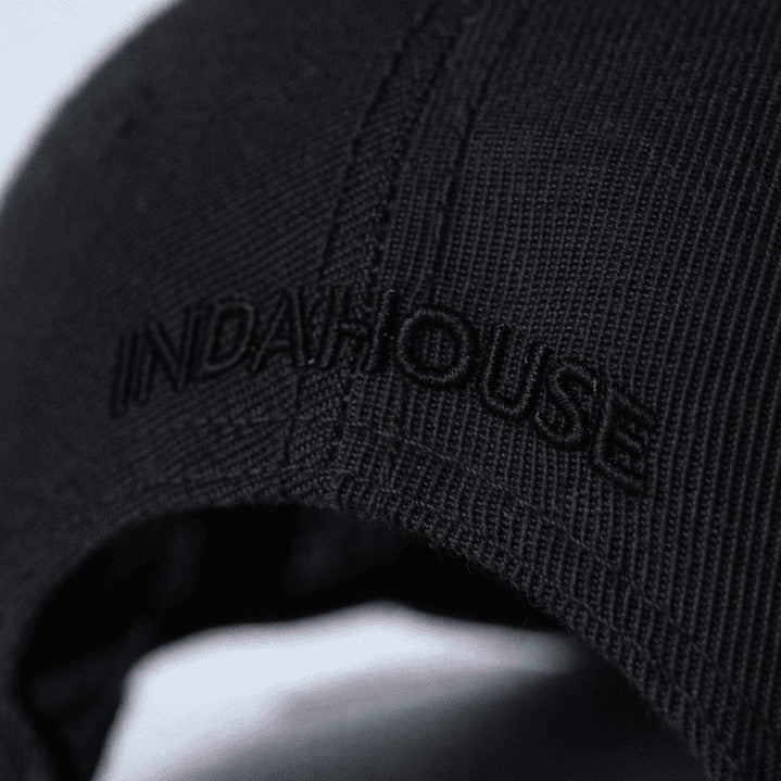 Cap Indahouse Script Stretch Snap Premium black black