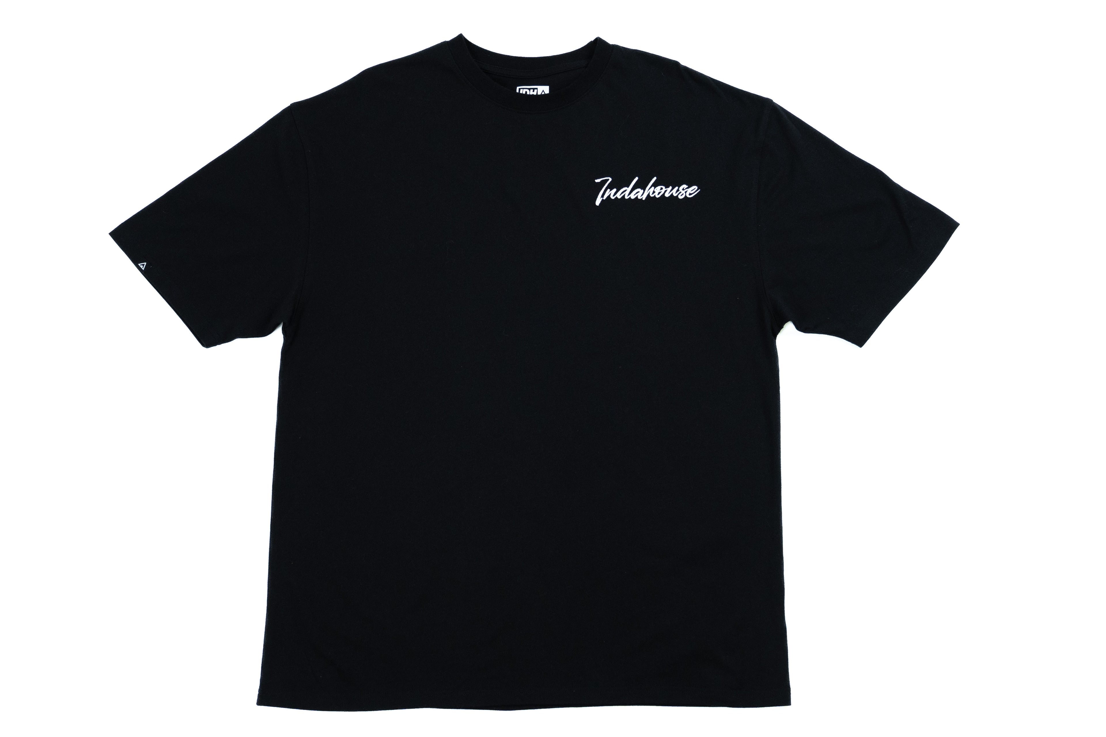 Polera Indahouse Script Emboired black