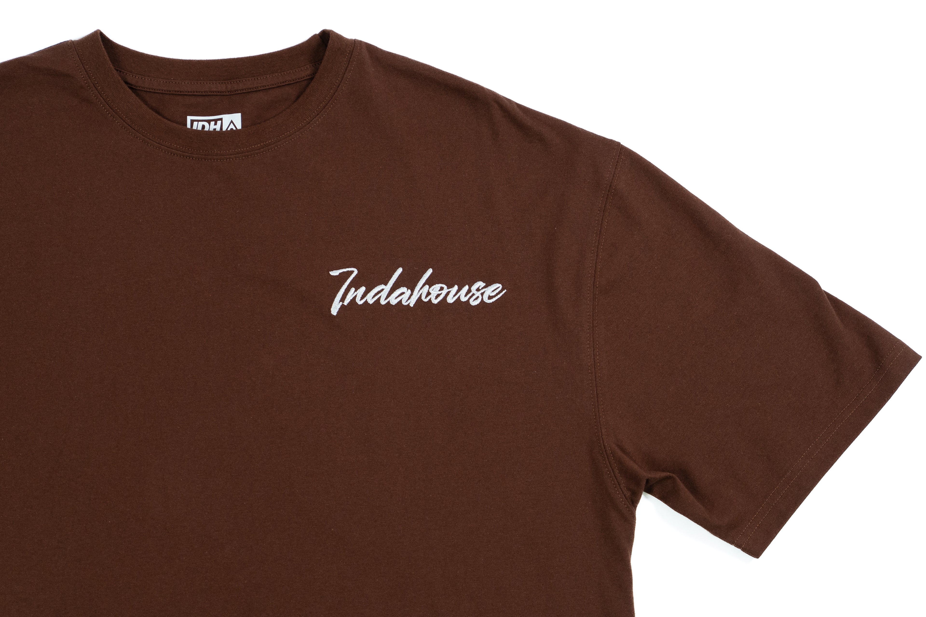 Polera Indahouse Script Emboired brown