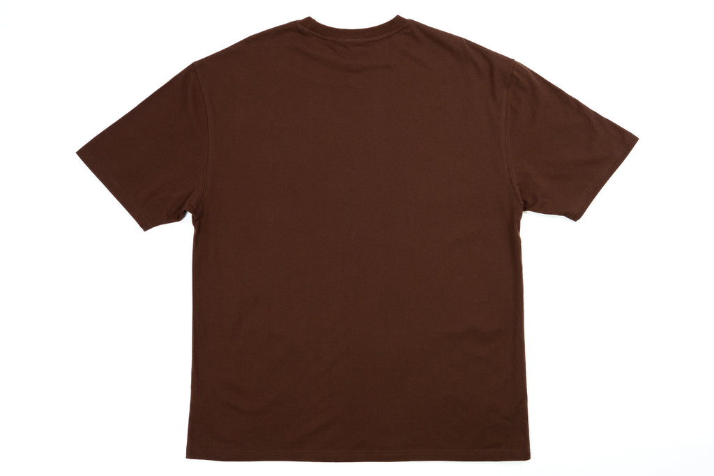 Polera Indahouse Script Embroidered brown