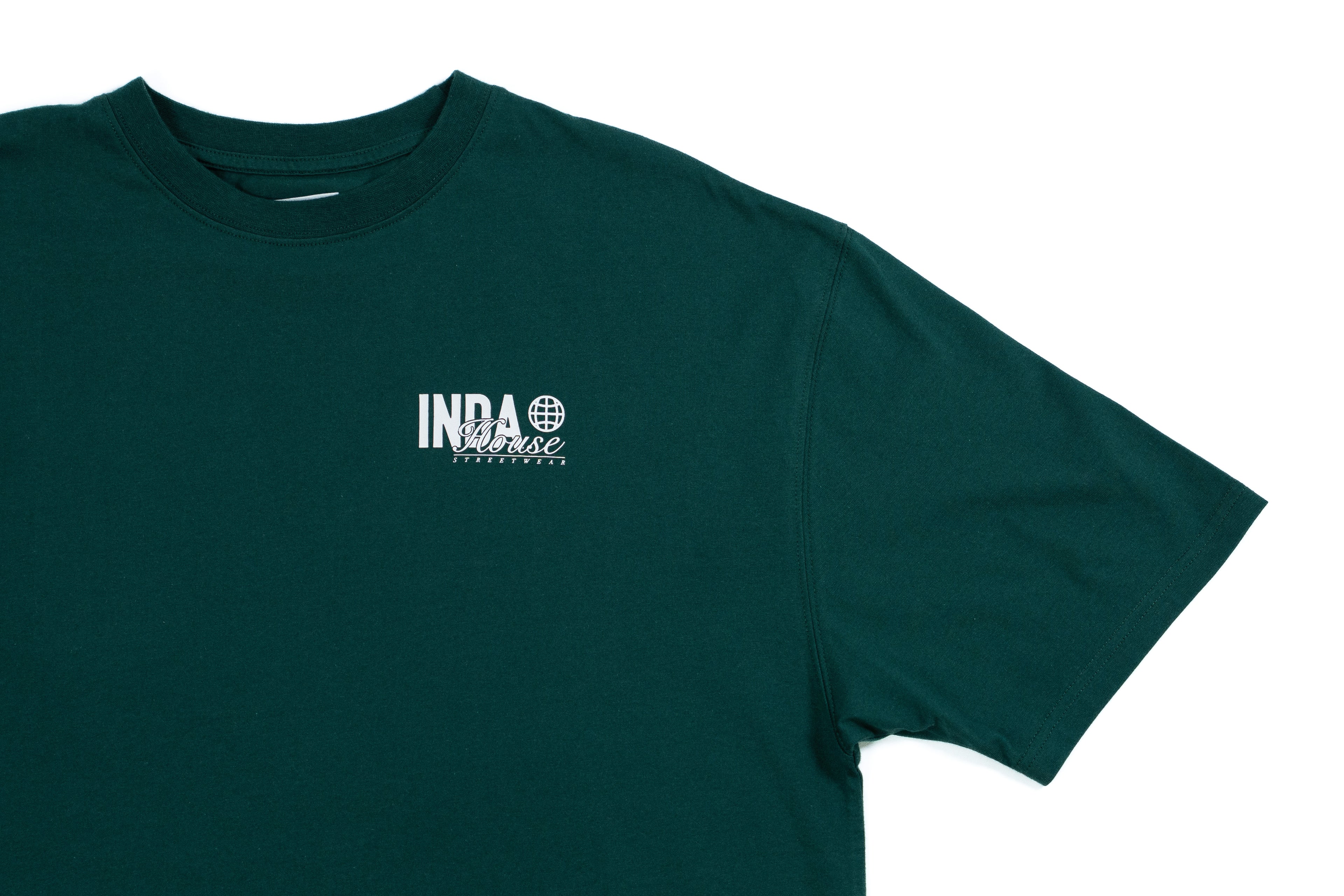 Polera Indahouse Worlwide forest green