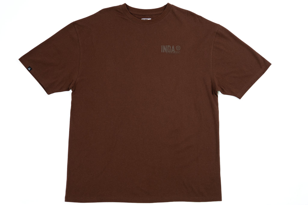 Polera Indahouse Worlwide brown tonal