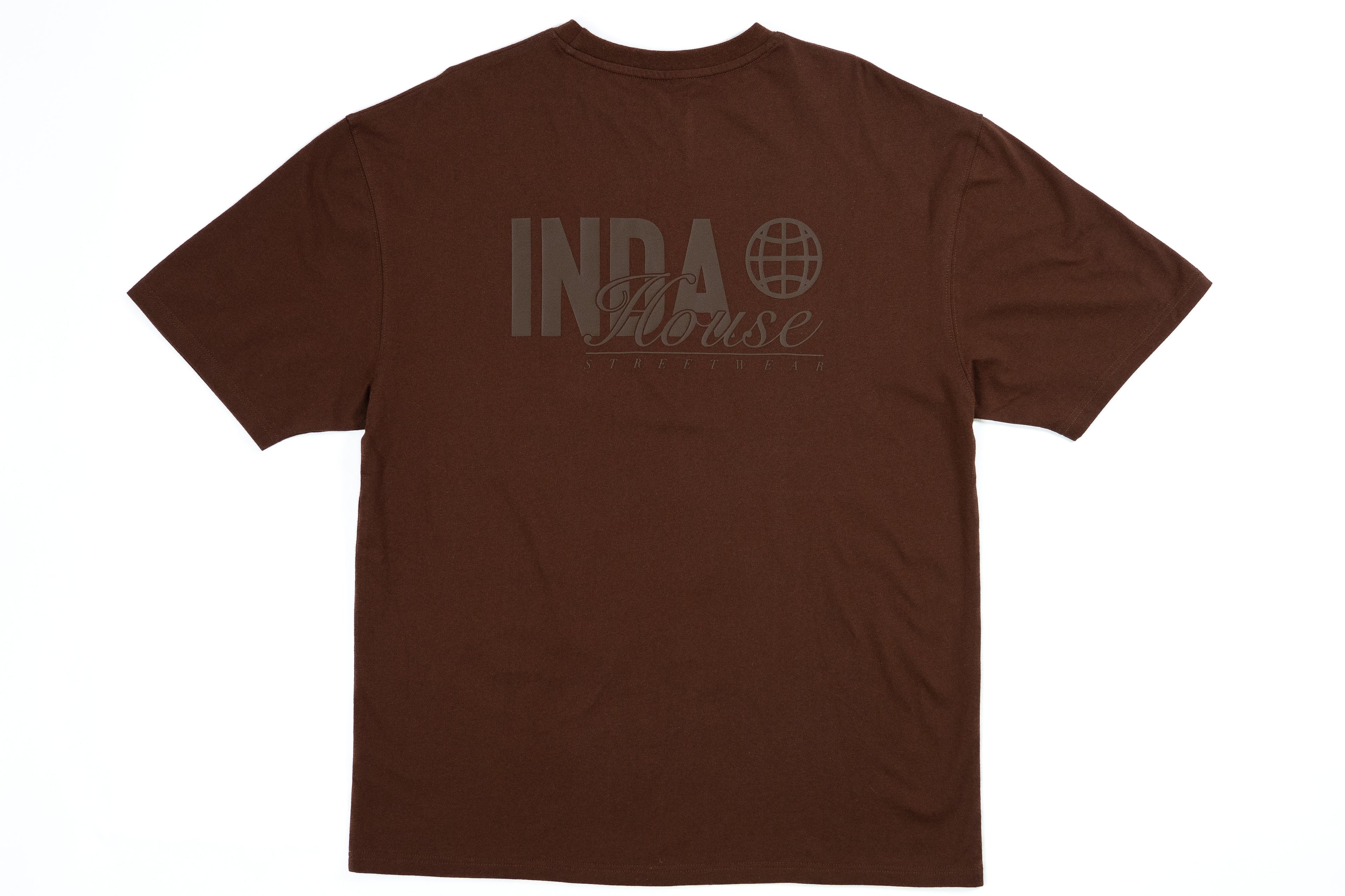 Polera Indahouse Worlwide brown tonal