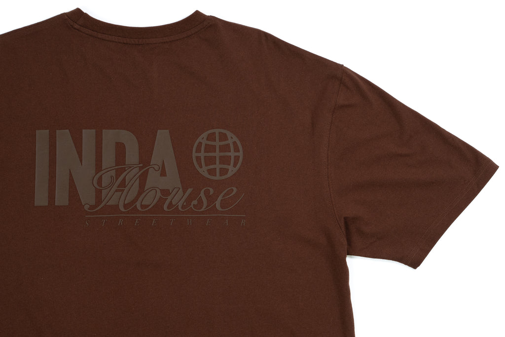 Polera Indahouse Worlwide brown tonal