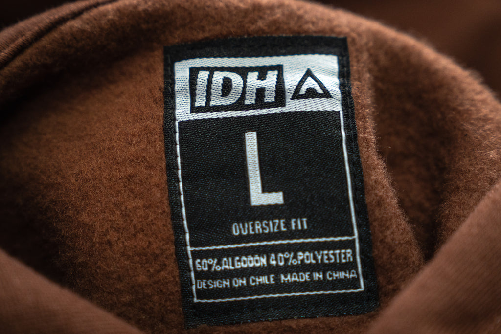 Hoodie Indahouse Gothic I brown tonal