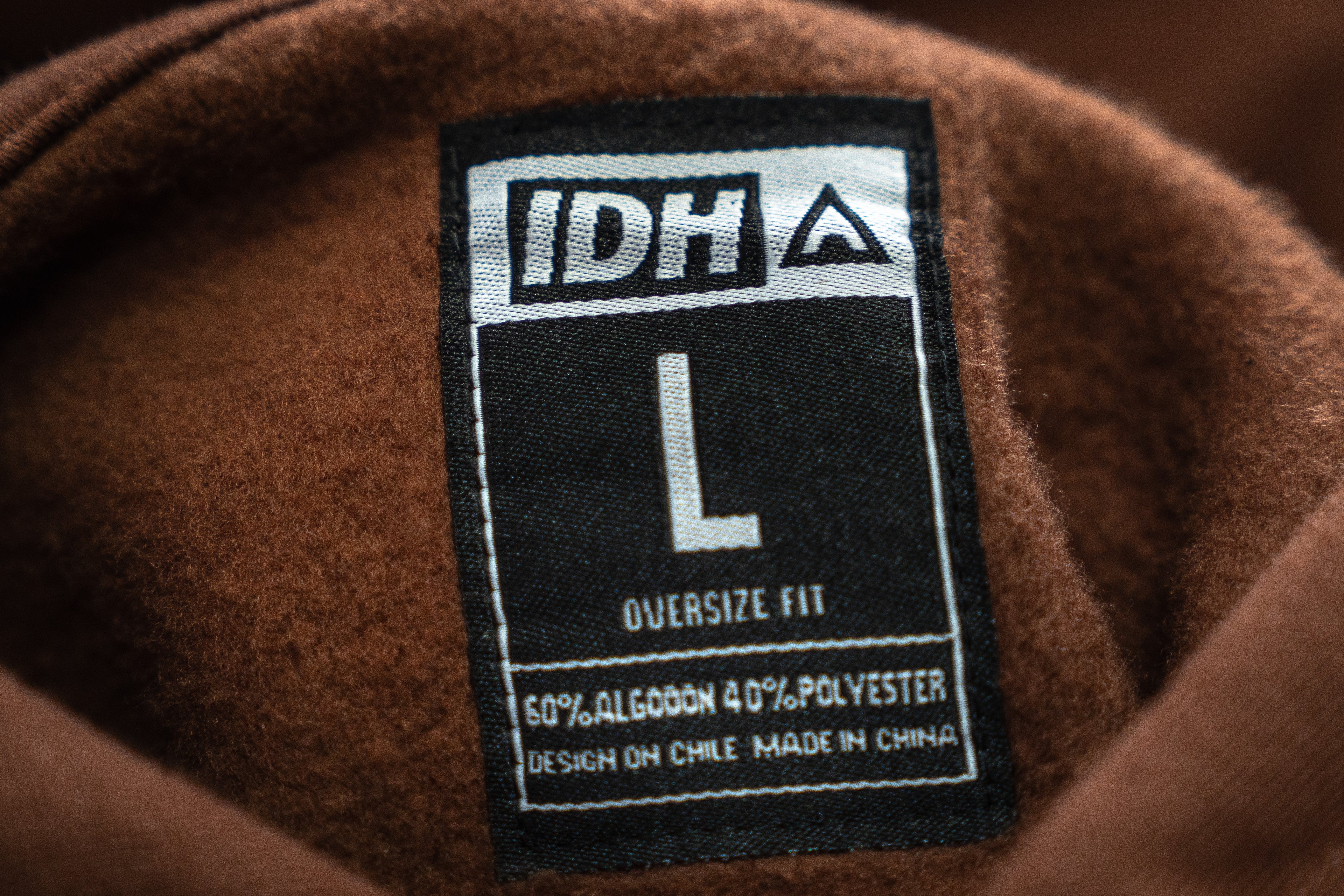 Hoodie Indahouse Gothic I brown tonal