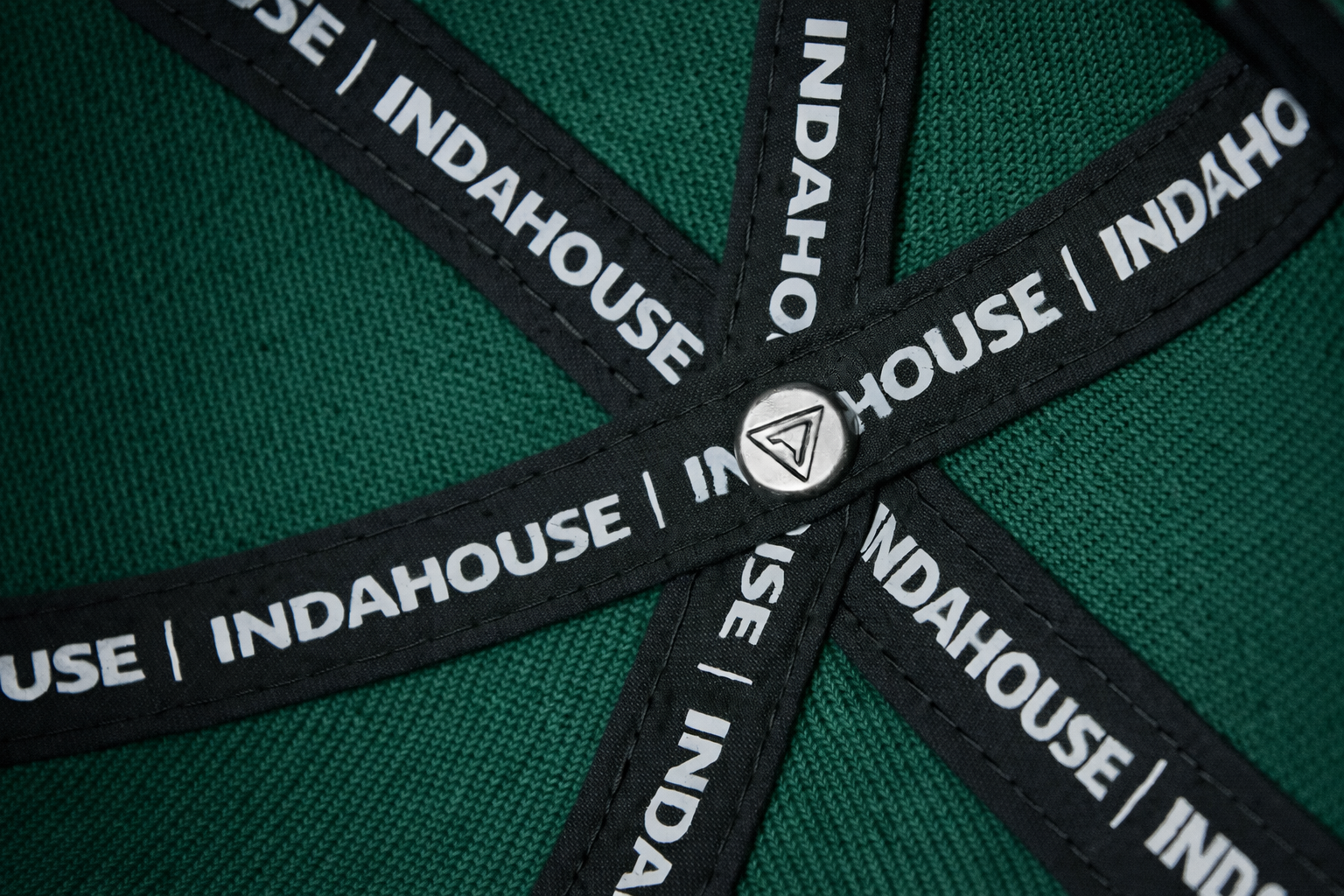 Cap Indahouse Gothic I Stretch Snap Premium forest green white