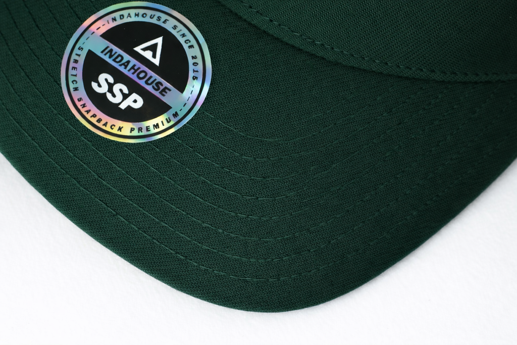 Cap Indahouse Gothic I Stretch Snap Premium forest green white