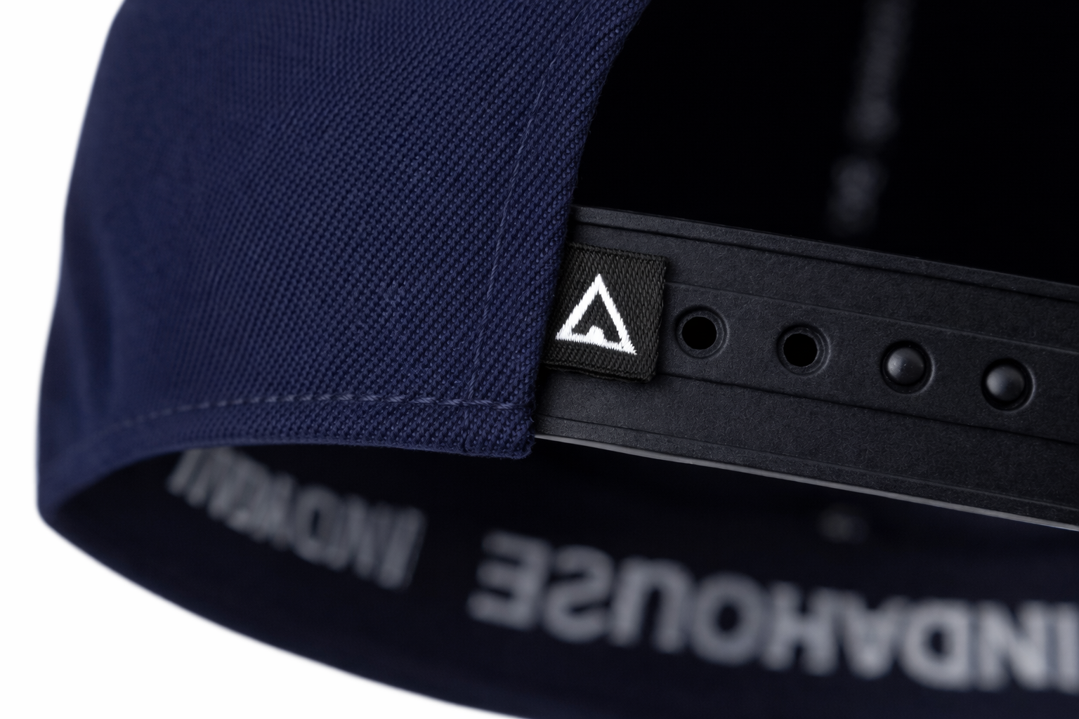 Cap Indahouse Script Stretch Snap Premium blue red white