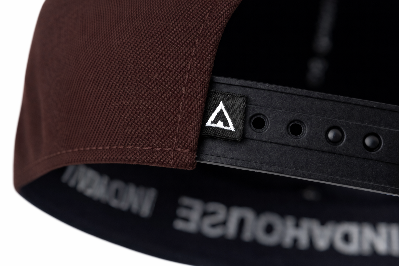 Cap Indahouse Script Stretch Snap Premium brown brown