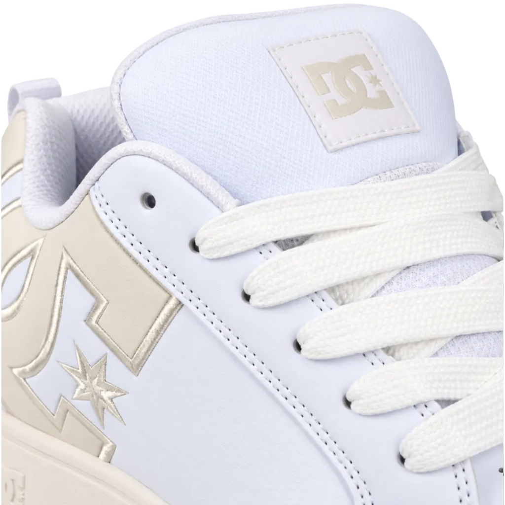 Zapatillas DC Court Graffik Plataforma off white