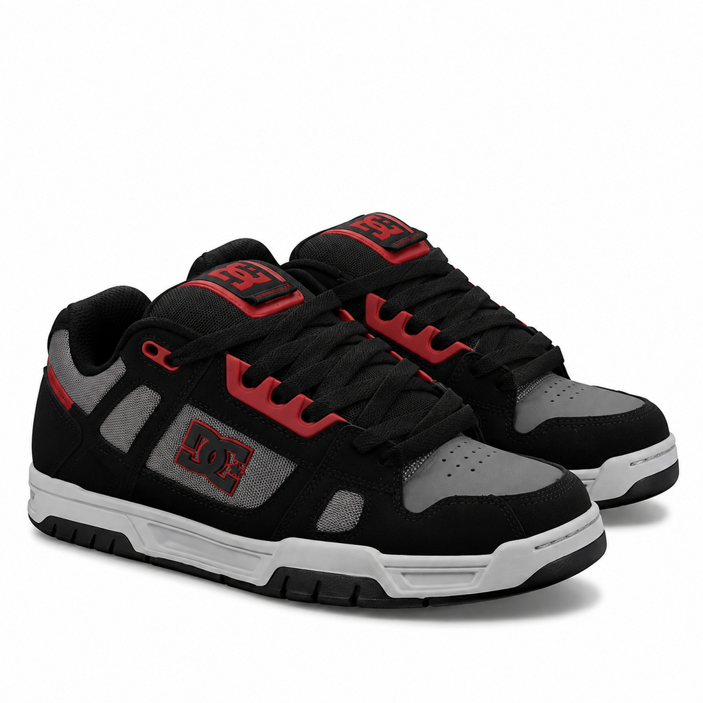 Zapatillas DC Stag black black red