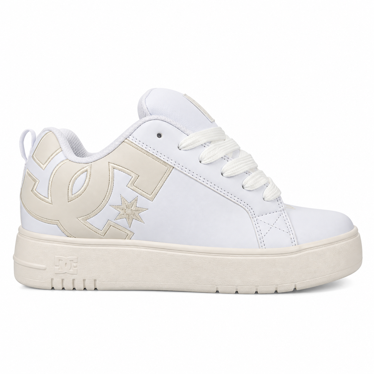 Zapatillas DC Court Graffik Plataforma off white