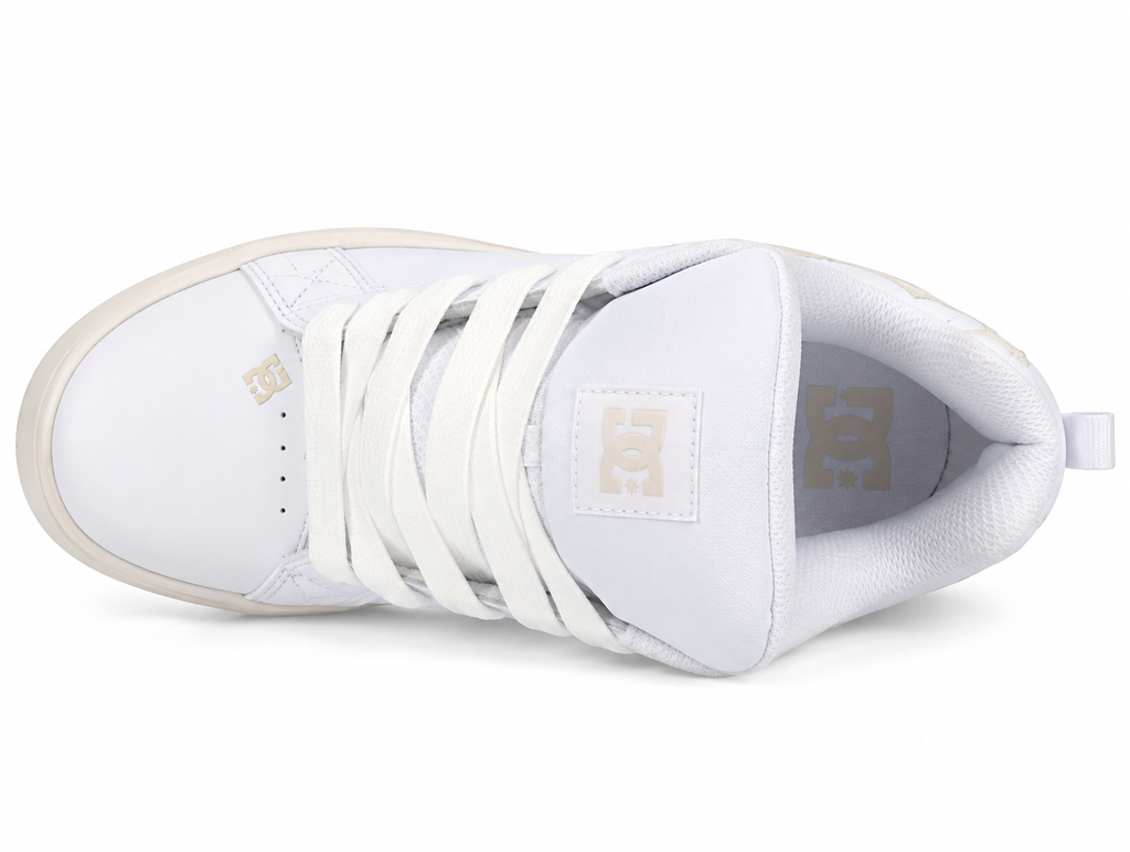 Zapatillas DC Court Graffik Plataforma off white