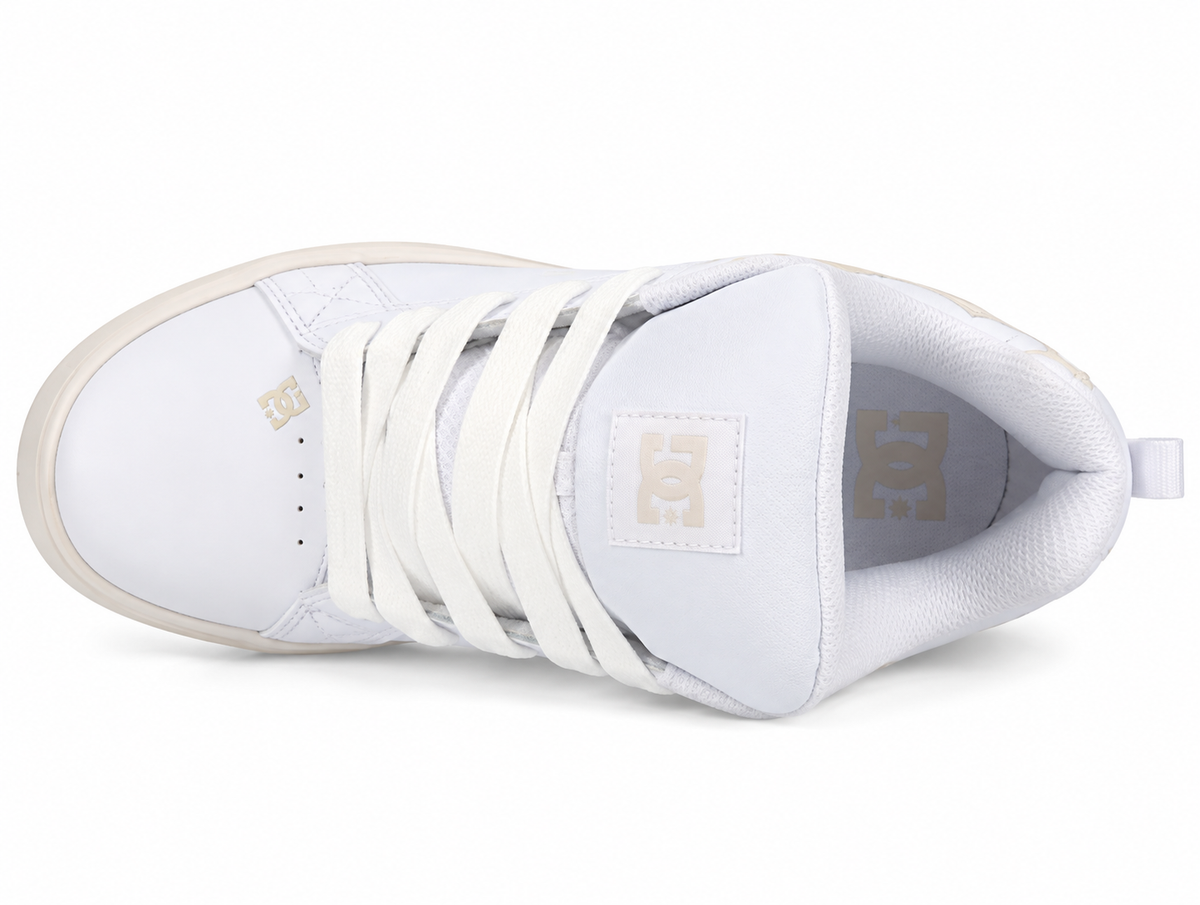 Zapatillas DC Court Graffik Plataforma off white