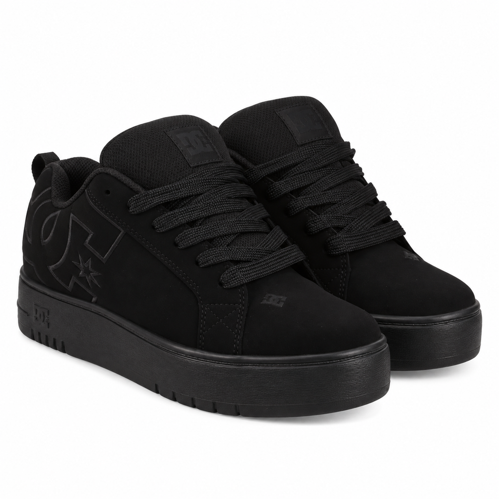 Zapatillas DC Court Graffik Plataforma black black black