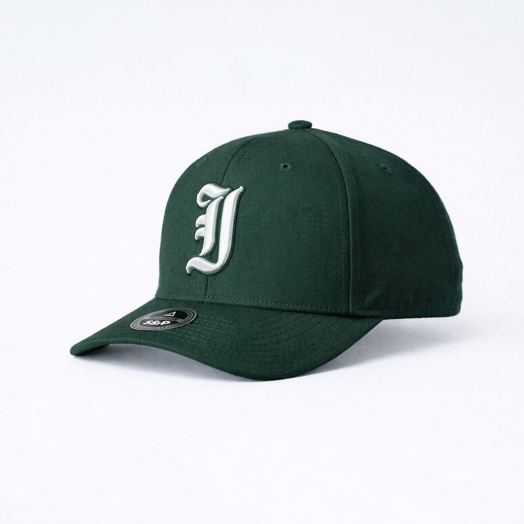 Cap Indahouse Gothic I Stretch Snap Premium forest green white