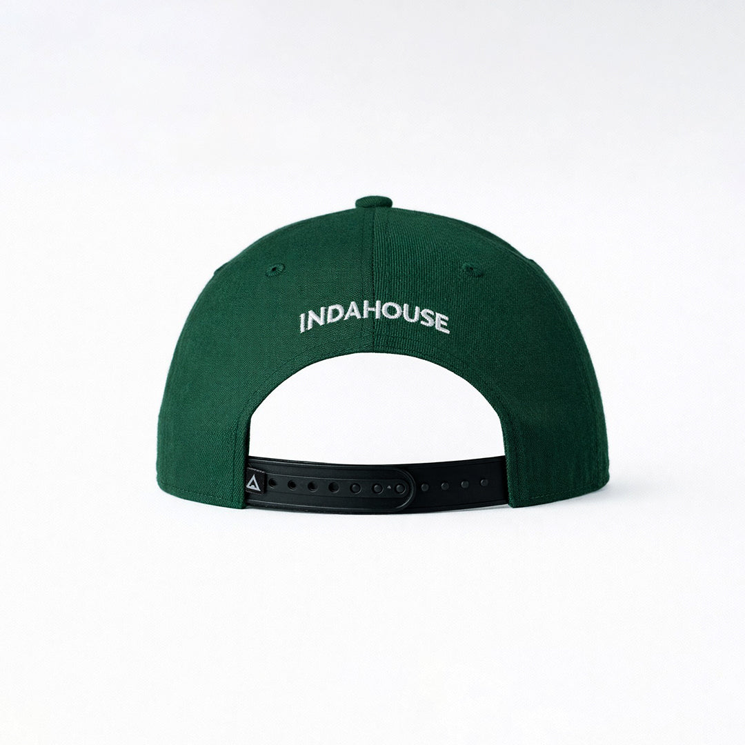Cap Indahouse Gothic I Stretch Snap Premium forest green white