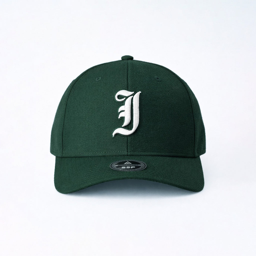 Cap Indahouse Gothic I Stretch Snap Premium forest green white