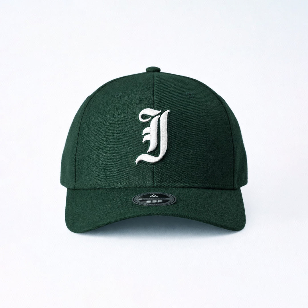Cap Indahouse Gothic I Stretch Snap Premium forest green white