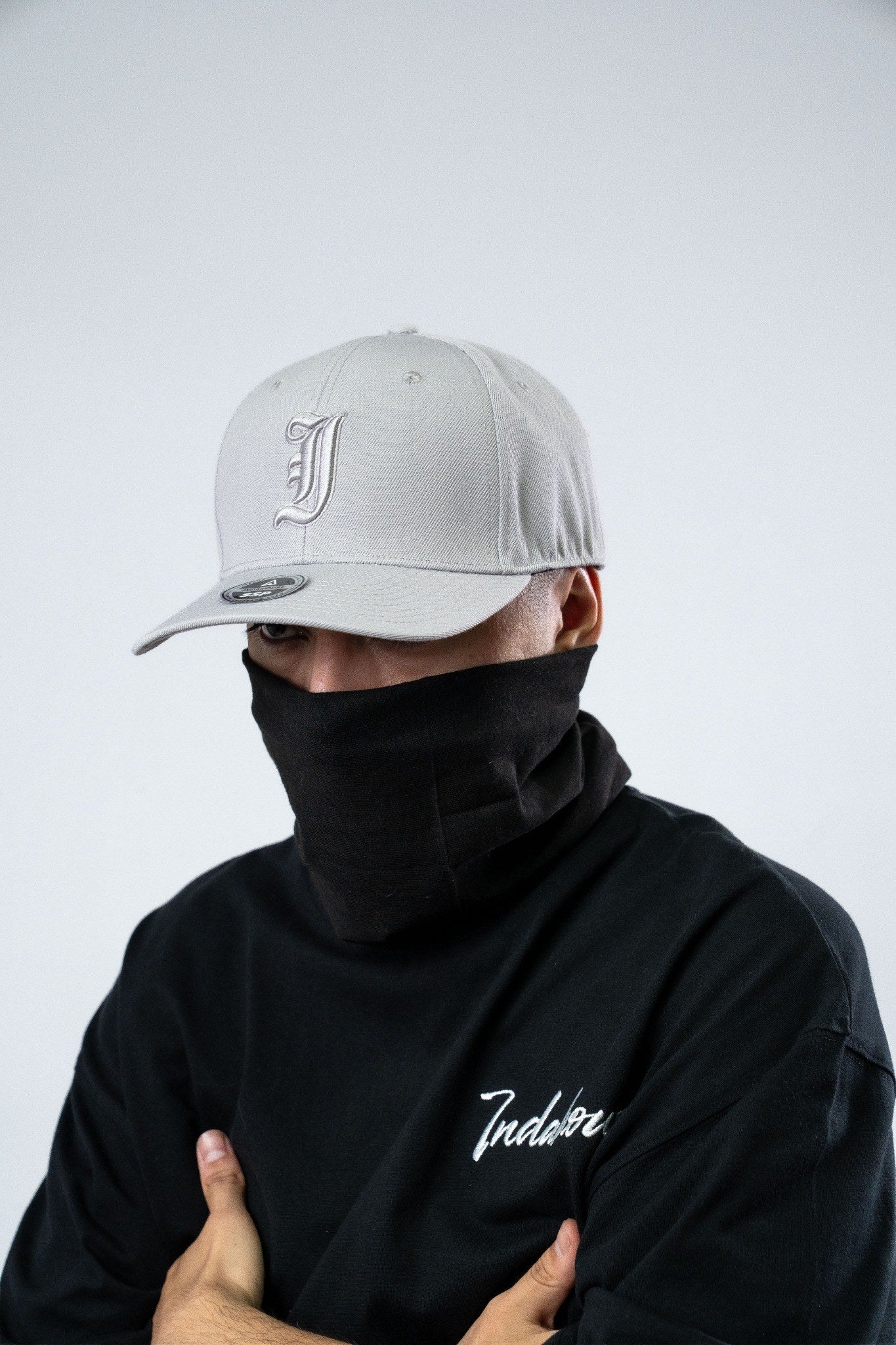 Cap Indahouse Gothic I Stretch Snap Premium grey grey