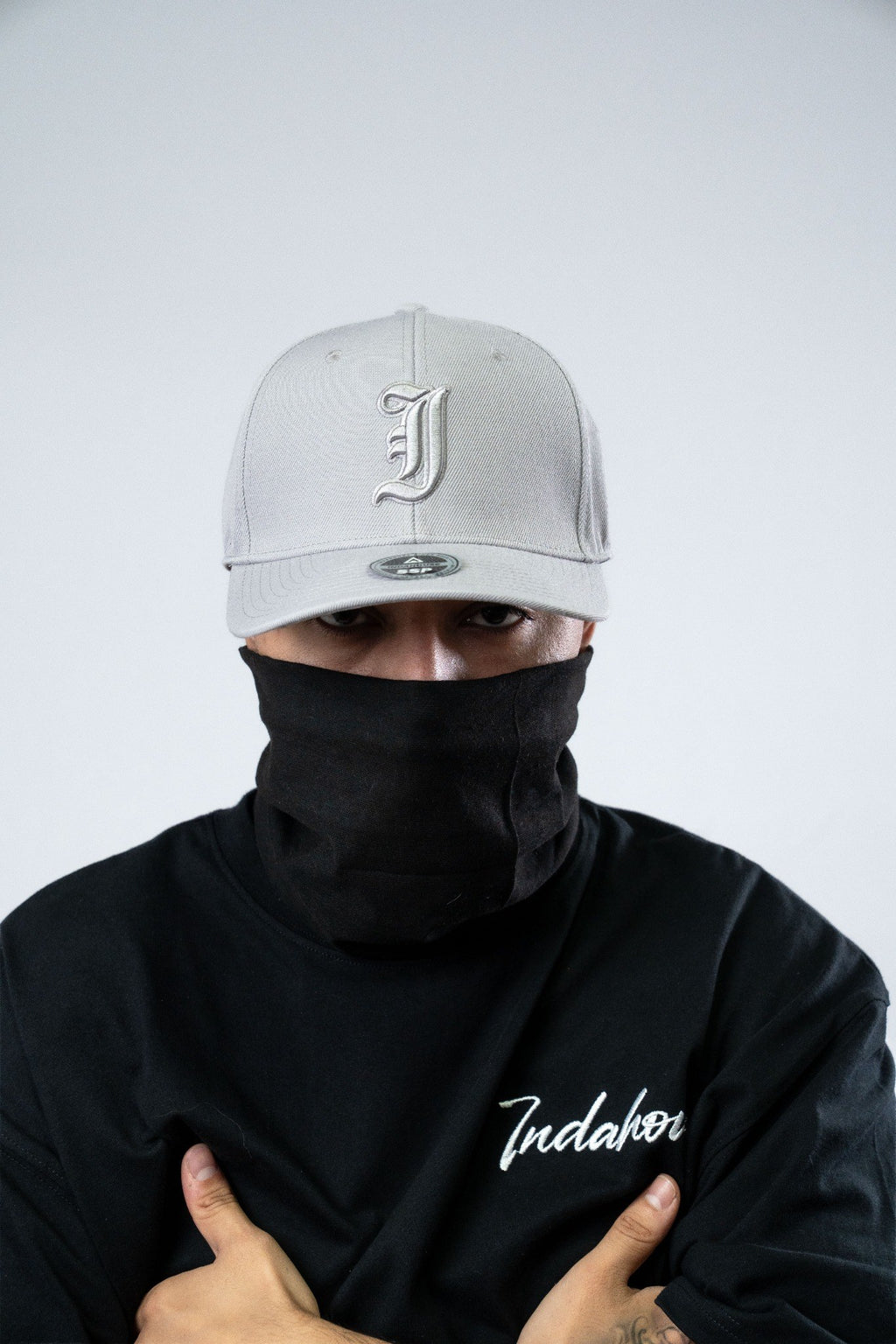 Cap Indahouse Gothic I Stretch Snap Premium grey grey
