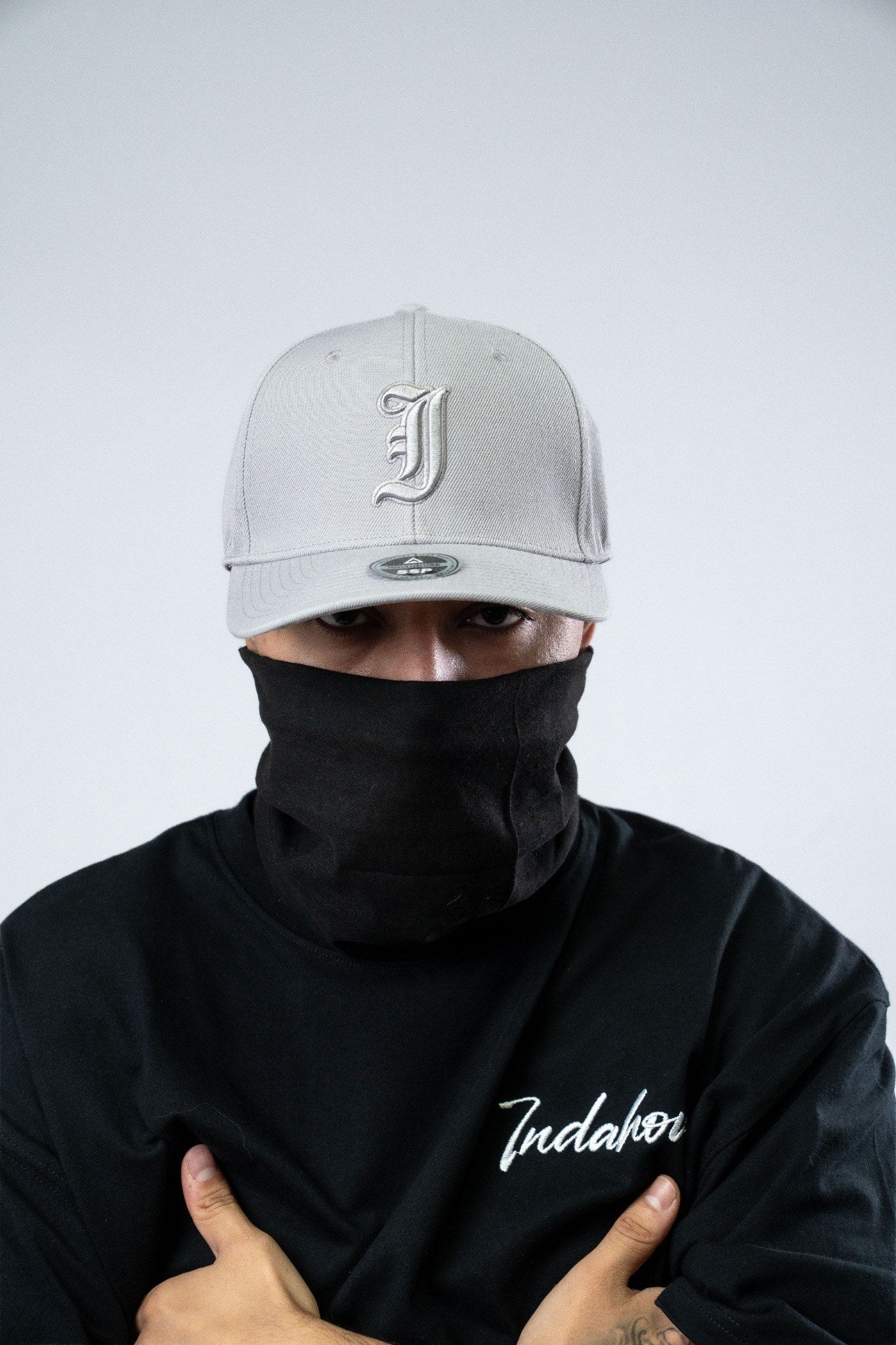 Cap Indahouse Gothic I Stretch Snap Premium grey grey