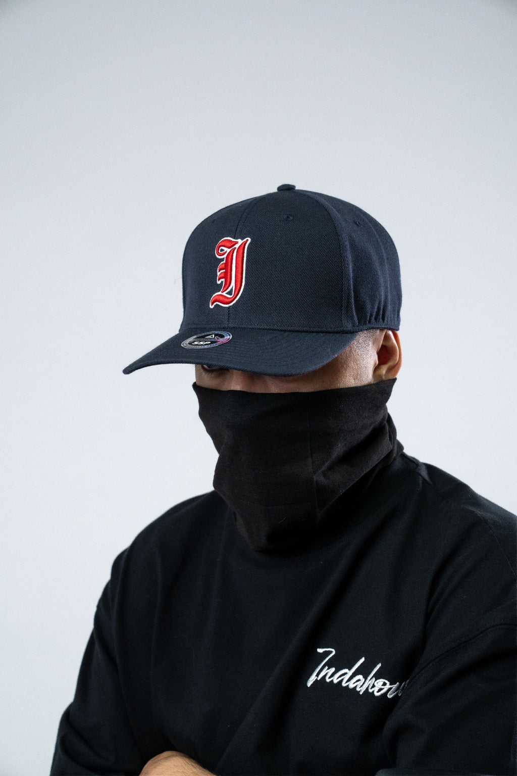 Cap Indahouse Gothic I Stretch Snap Premium navy red white