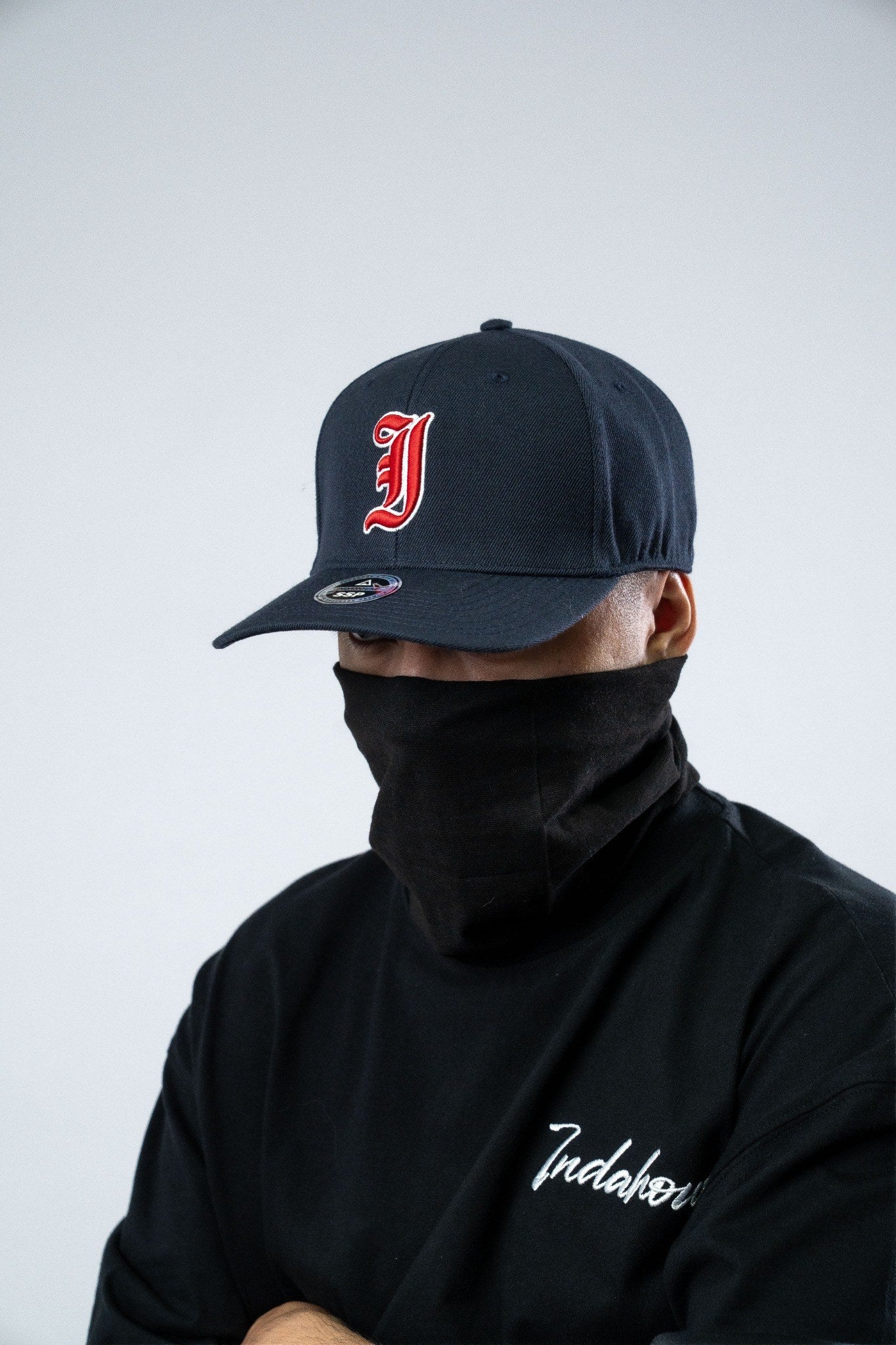 Cap Indahouse Gothic I Stretch Snap Premium navy red white
