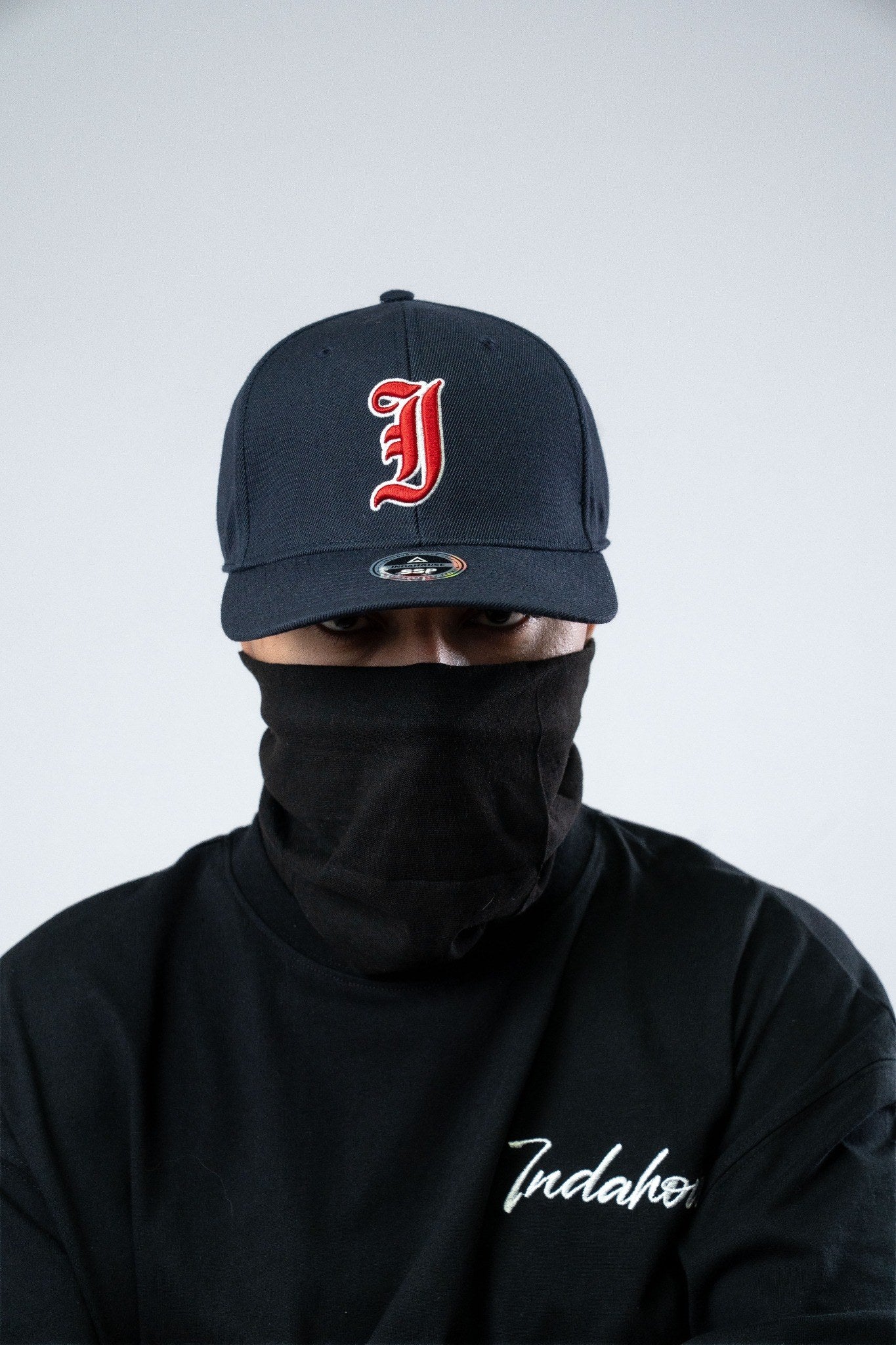 Cap Indahouse Gothic I Stretch Snap Premium navy red white