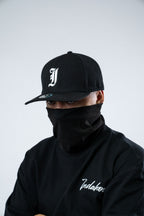 Cap Indahouse Gothic I Stretch Snap Premium black white