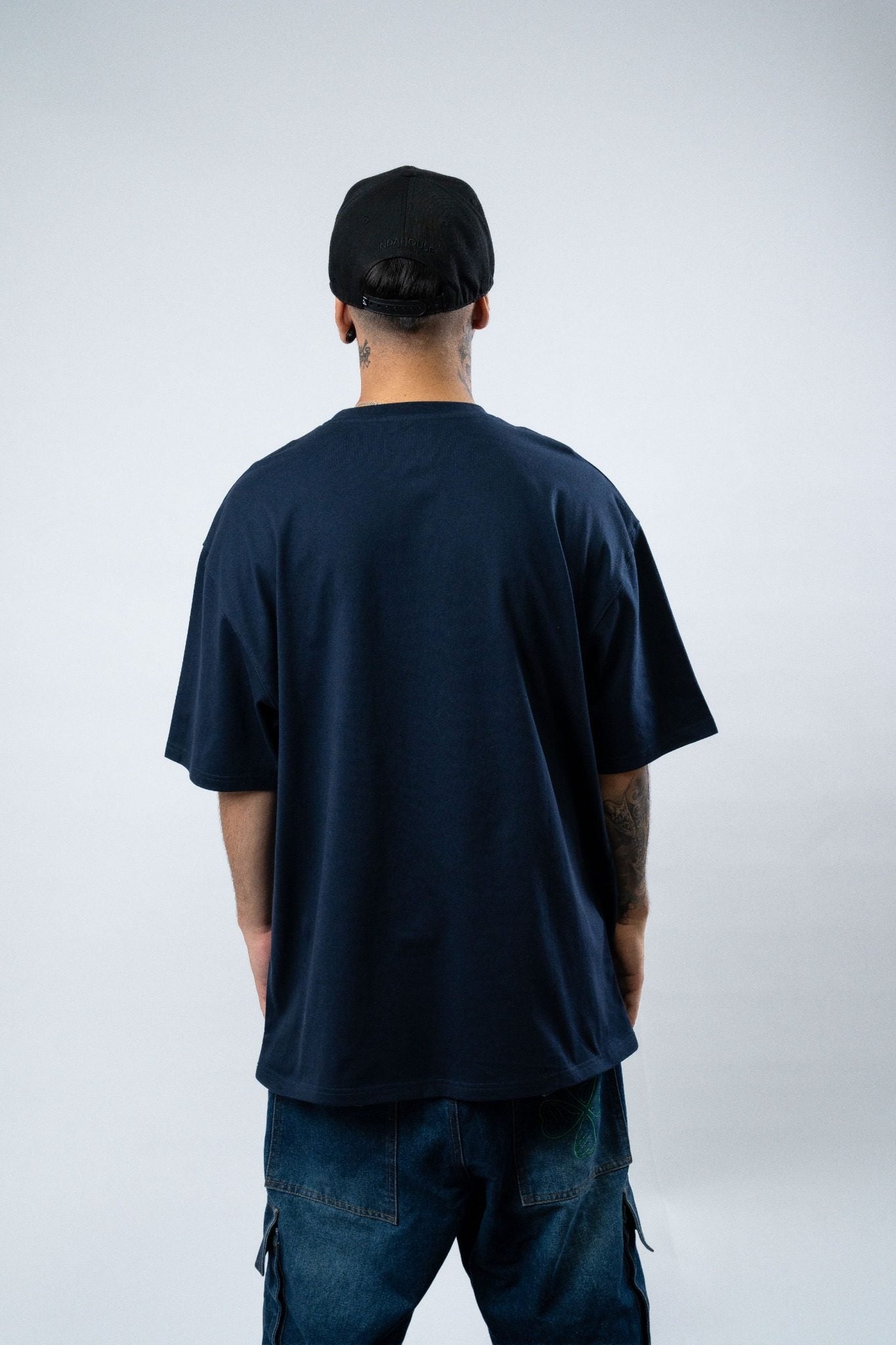 Polera Indahouse Gothic I blue red white