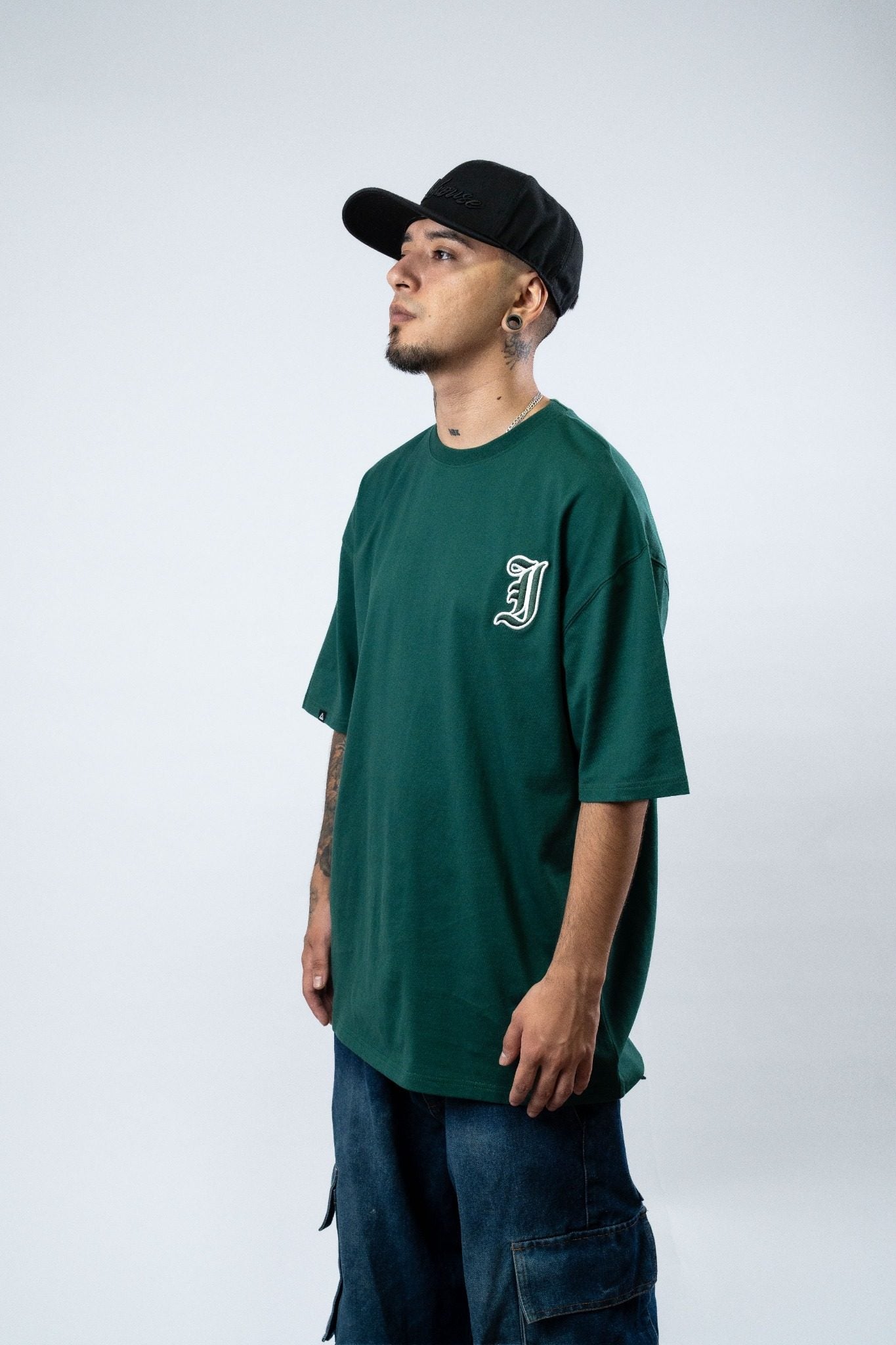 Polera Indahouse Gothic I forest green