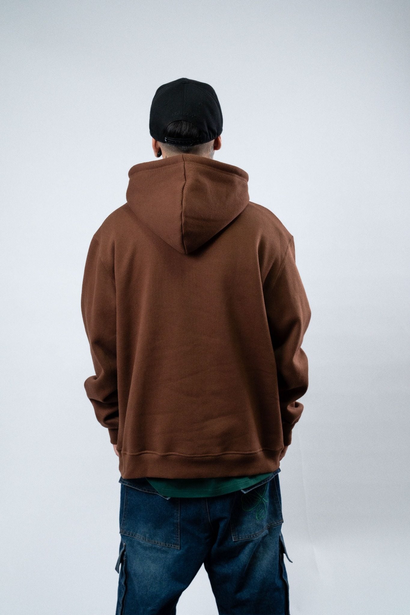 Hoodie Indahouse Gothic I brown tonal
